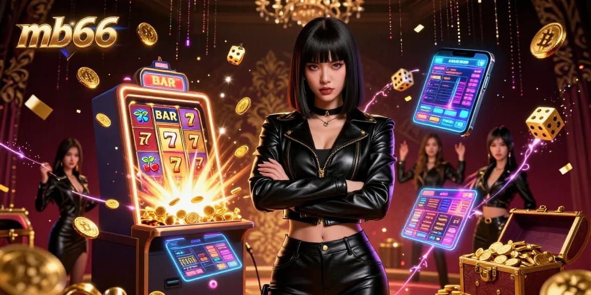 Engage with mb66 in a vibrant casino scene, showcasing exciting jackpot moments and immersive gameplay.
