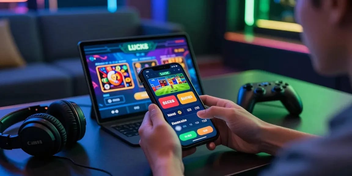 LUCK8 online gambling interface showing exciting betting options in vibrant colors.