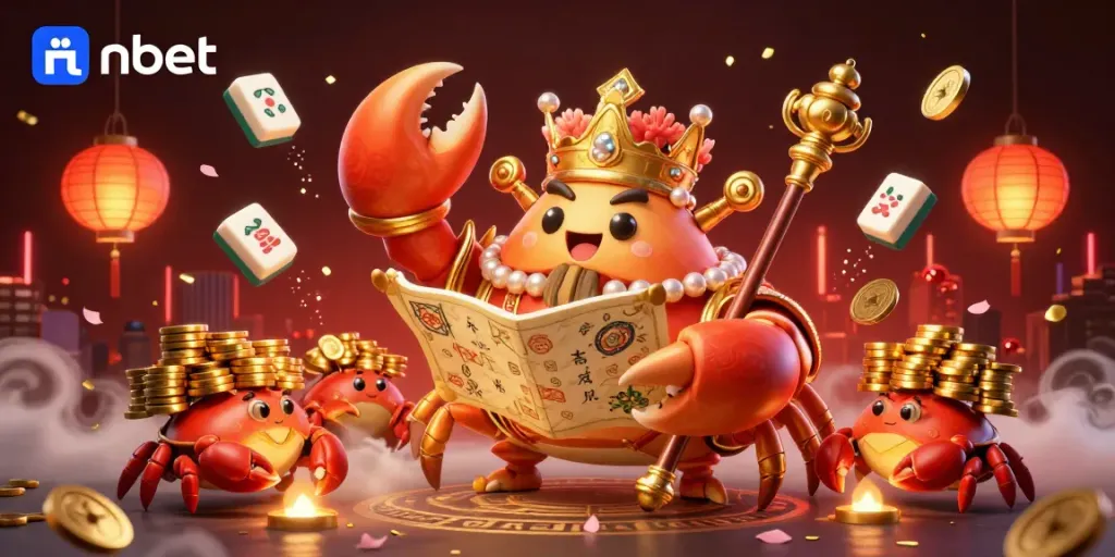 Experience thrilling gameplay at nbet with our vibrant casino elements and iconic crab emperor in action!