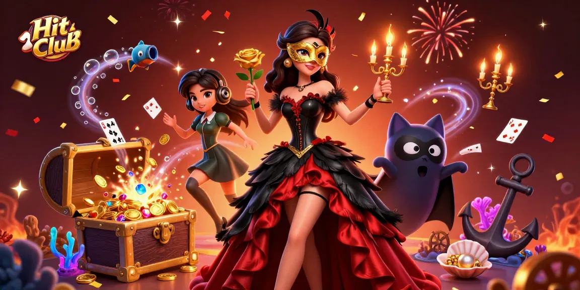 Hit Club offers thrilling gaming experiences with captivating visuals and striking characters.