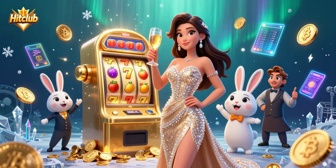 Engage with Hitclub's thrilling gaming experience at the jackpot slot machine scene.