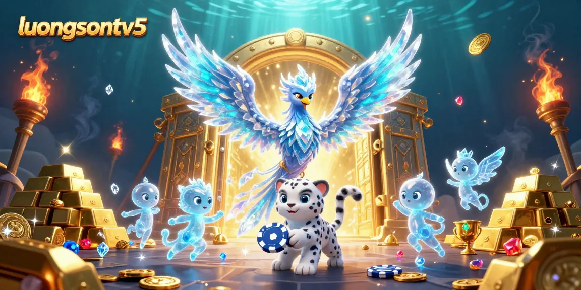 Experience thrilling gambling fun with luongsontv5 featuring dynamic characters and sparkling casino treasures.