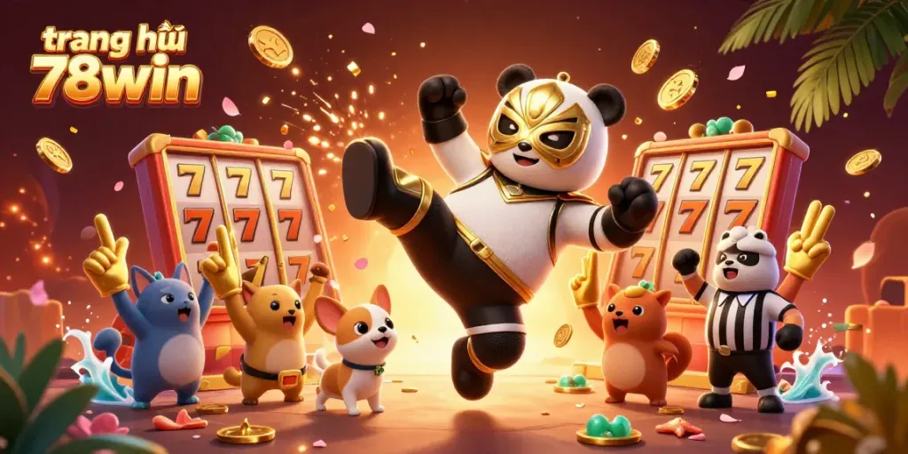 Experience excitement at trang chủ 78win with a lively illustration showcasing vibrant casino energy and action.