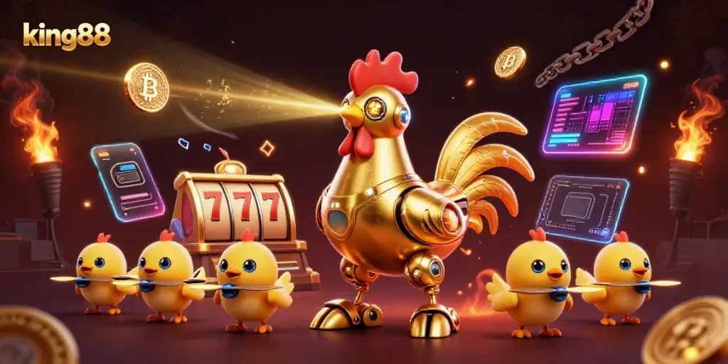 Experience an energetic gaming adventure with king88's thrilling slot games and crypto features.