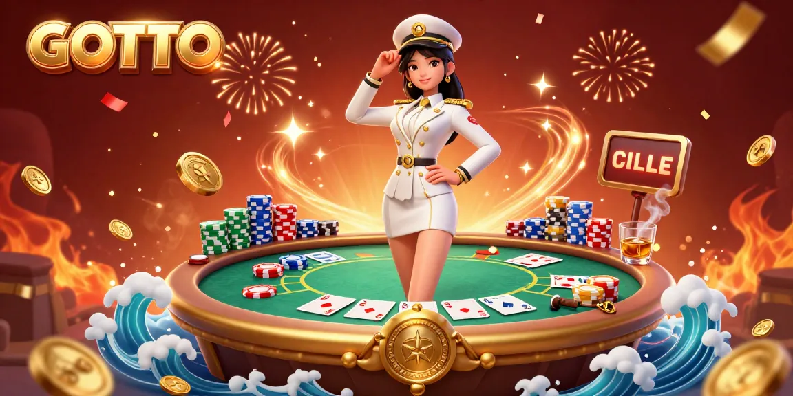 Terlibat dalam dunia GOTOTO yang mendebarkan sementara elemen poker yang penuh warna mengelilingi karakter perwira angkatan laut yang elegan.