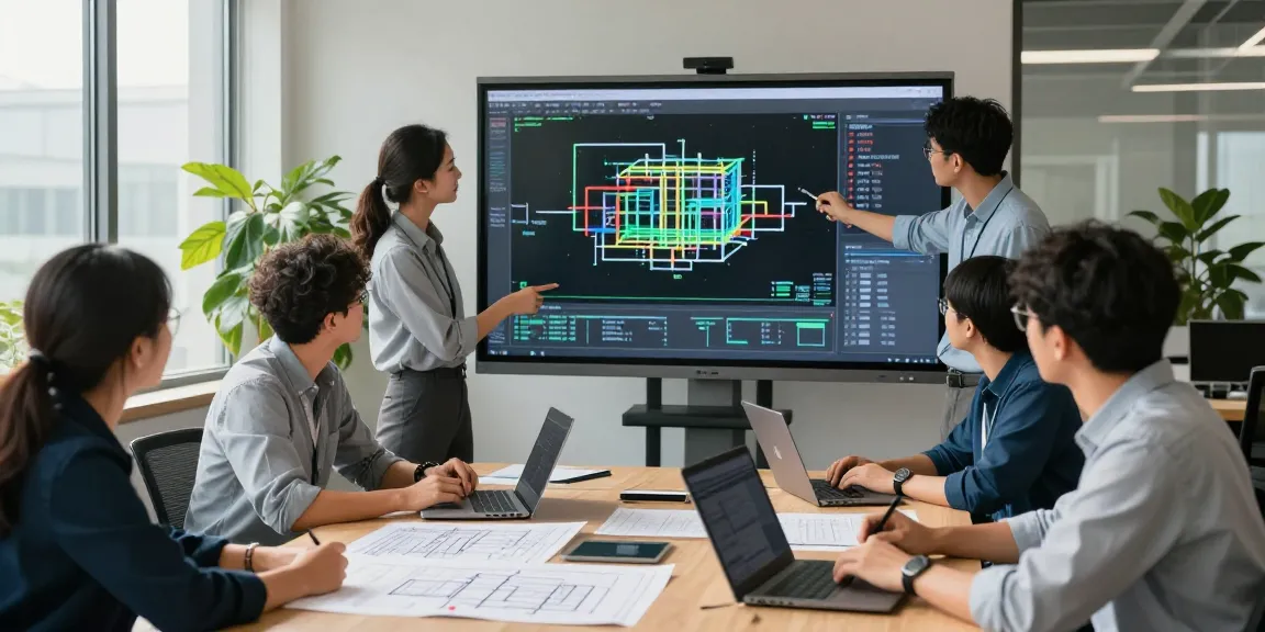 Engineering Services Canada team collaborating on complex design solutions in a modern office.