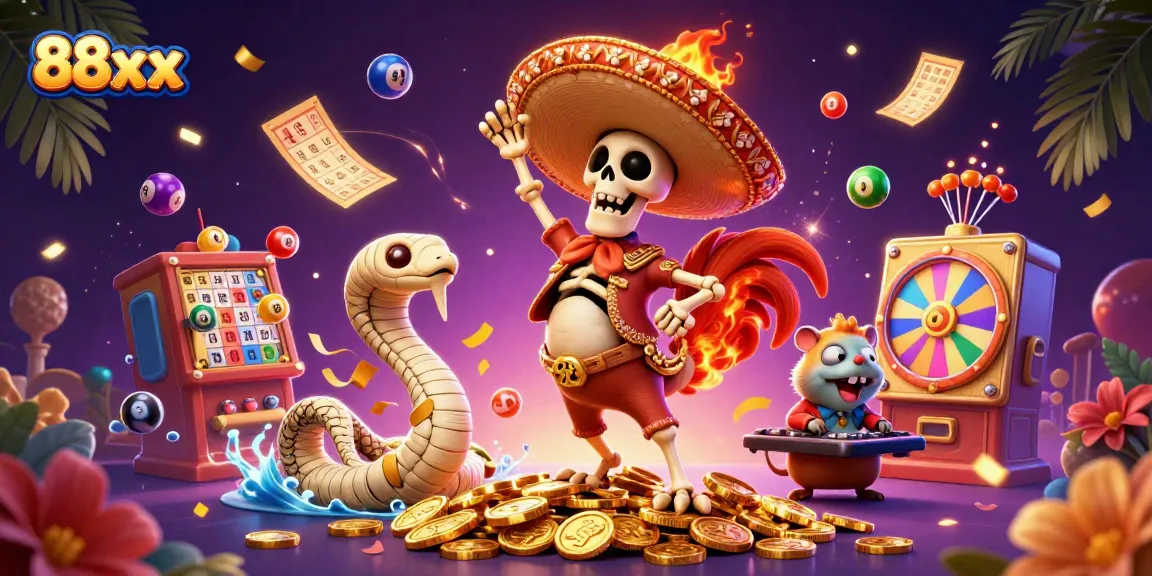 Experience thrilling moments with the vibrant 88xx lottery scene featuring dynamic game elements.