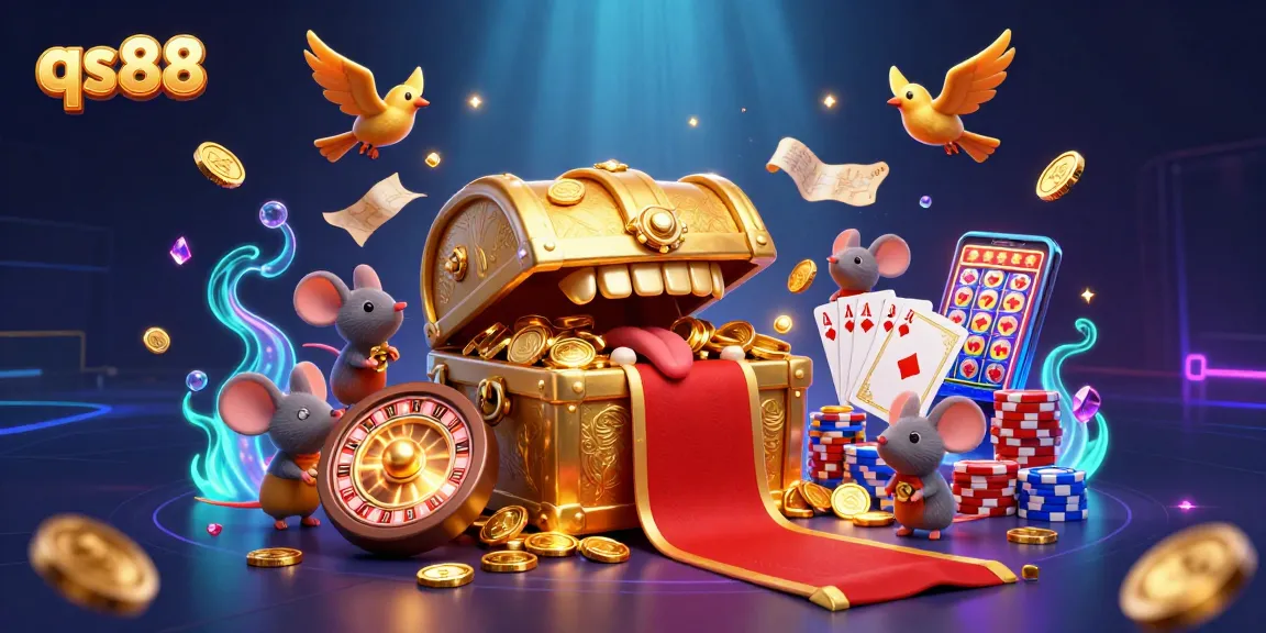 Engage with qs88's thrilling online casino experience featuring dynamic game elements and festive visuals.