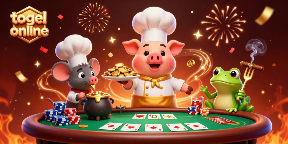 Mencoba keberuntungan togel online dengan komponen kasino berkualitas dalam ilustrasi 3D yang menarik.