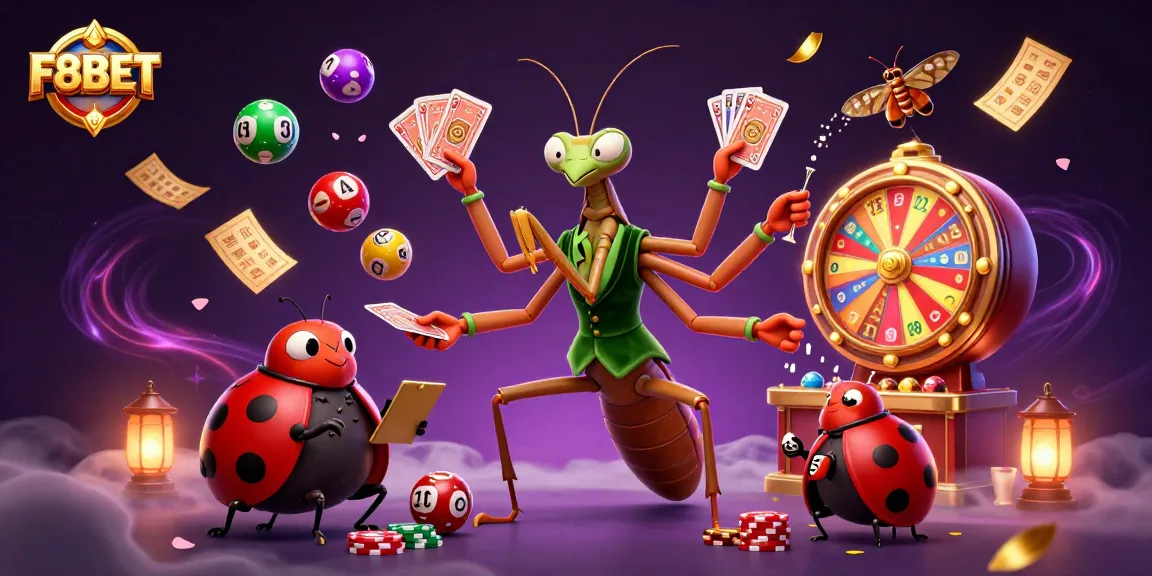 Experience F8BET's vibrant casino scene with dynamic characters and exciting game elements.