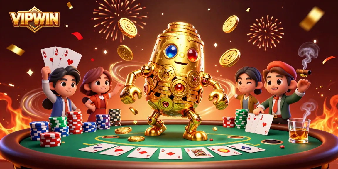 Spin the reels at VIPWIN, where golden golem fortune meets thrilling poker action.