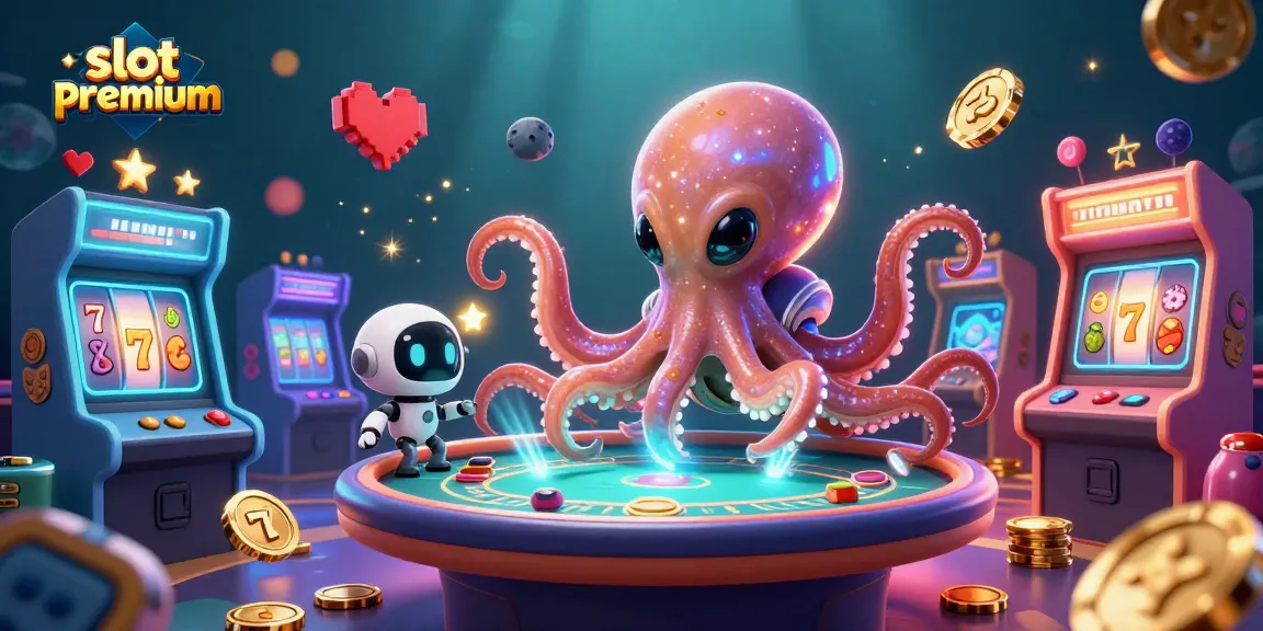 Experience the thrill of winning with slot premium games featuring vibrant alien characters and dynamic casino elements.